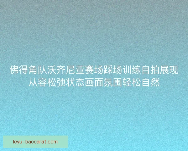 佛得角队沃齐尼亚赛场踩场训练自拍展现从容松弛状态画面氛围轻松自然