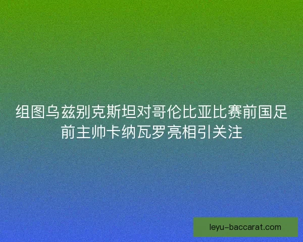 组图乌兹别克斯坦对哥伦比亚比赛前国足前主帅卡纳瓦罗亮相引关注